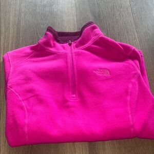 The North Face Magenta Fleece Half-Zip
